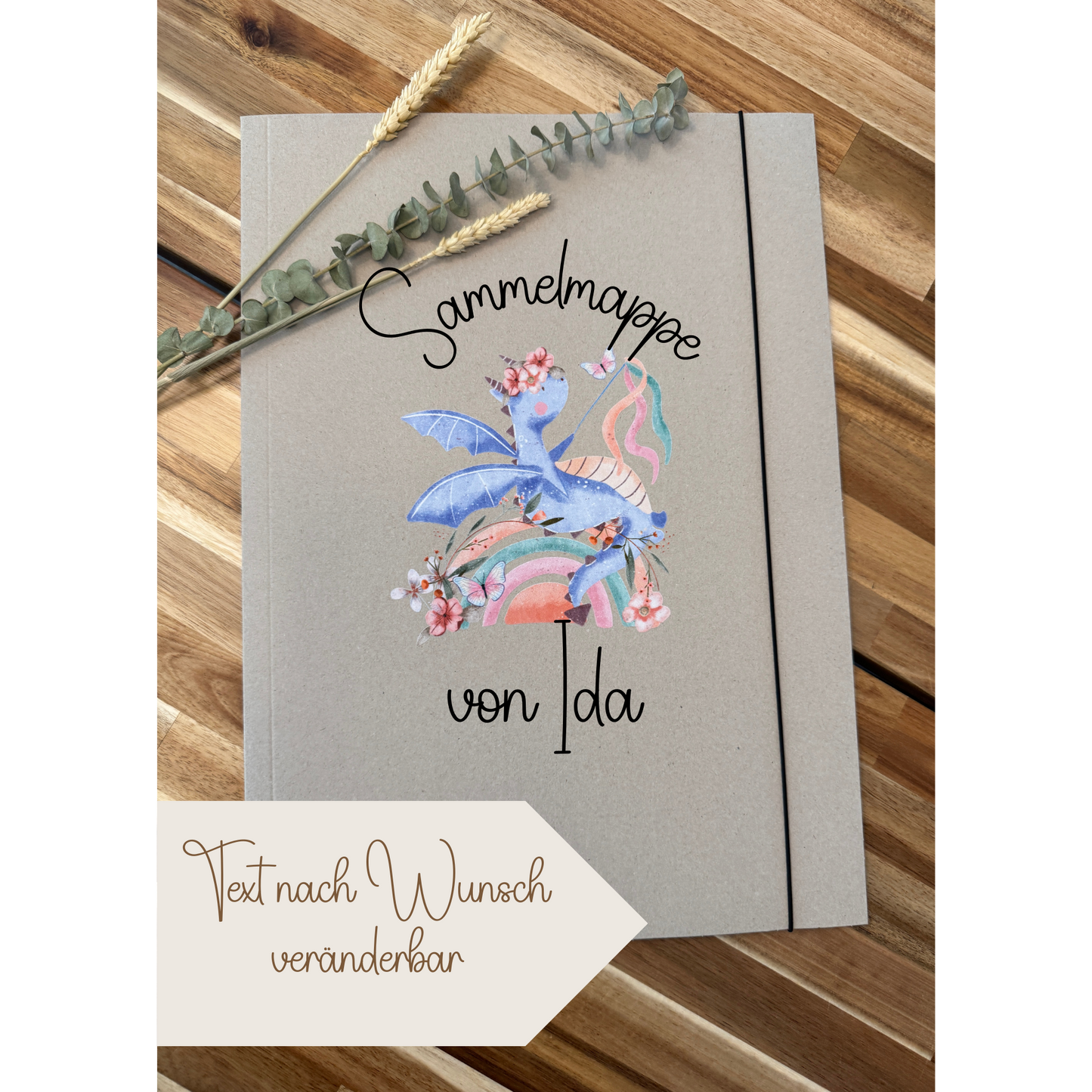 Kunstmappe Drache