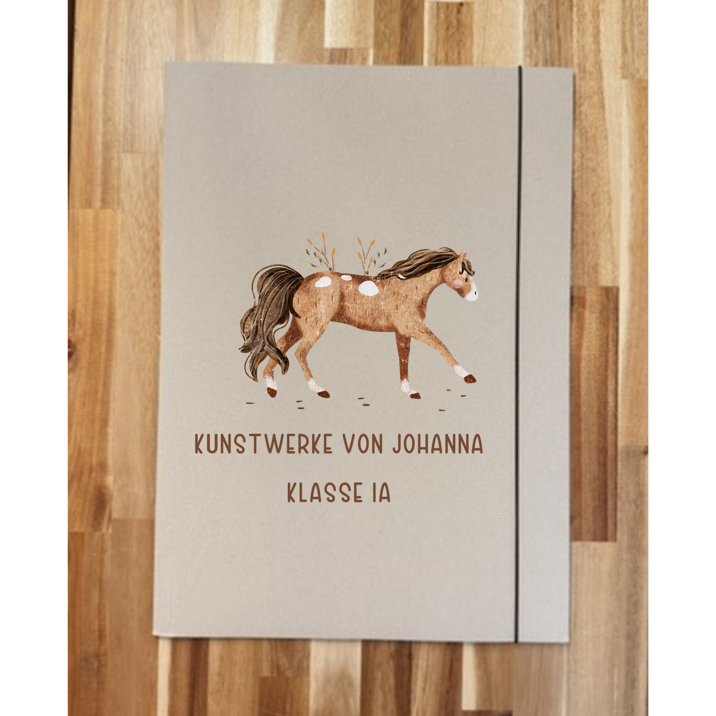 Kunstmappe Pferd