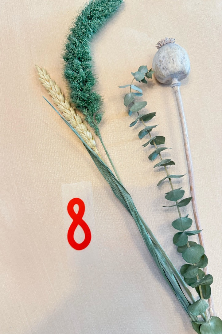 Bügelbild Zahl 8