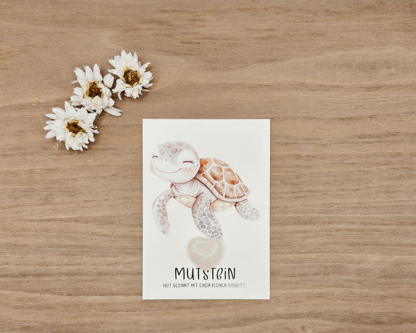 Mutstein Schildkröte
