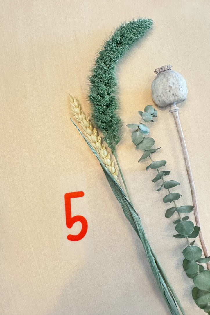Bügelbild Zahl 5
