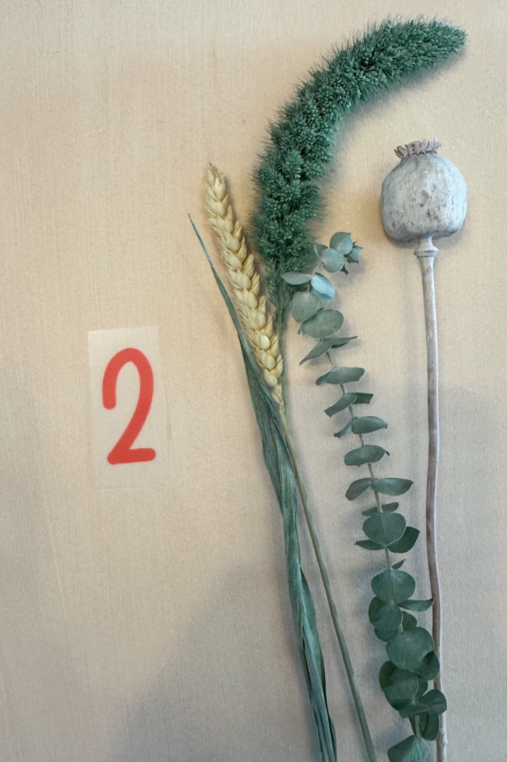 Bügelbild Zahl 2