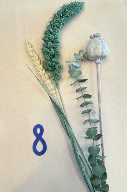 Bügelbild Zahl 8