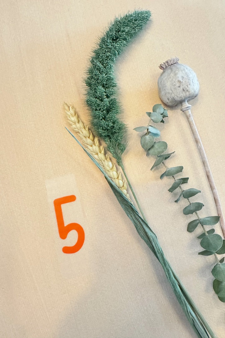 Bügelbild Zahl 5