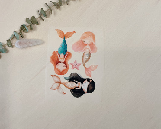 Bügelbild Meerjungfrauen Trio