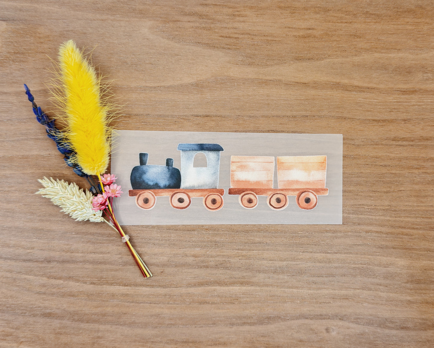 Bügelbild Eisenbahn