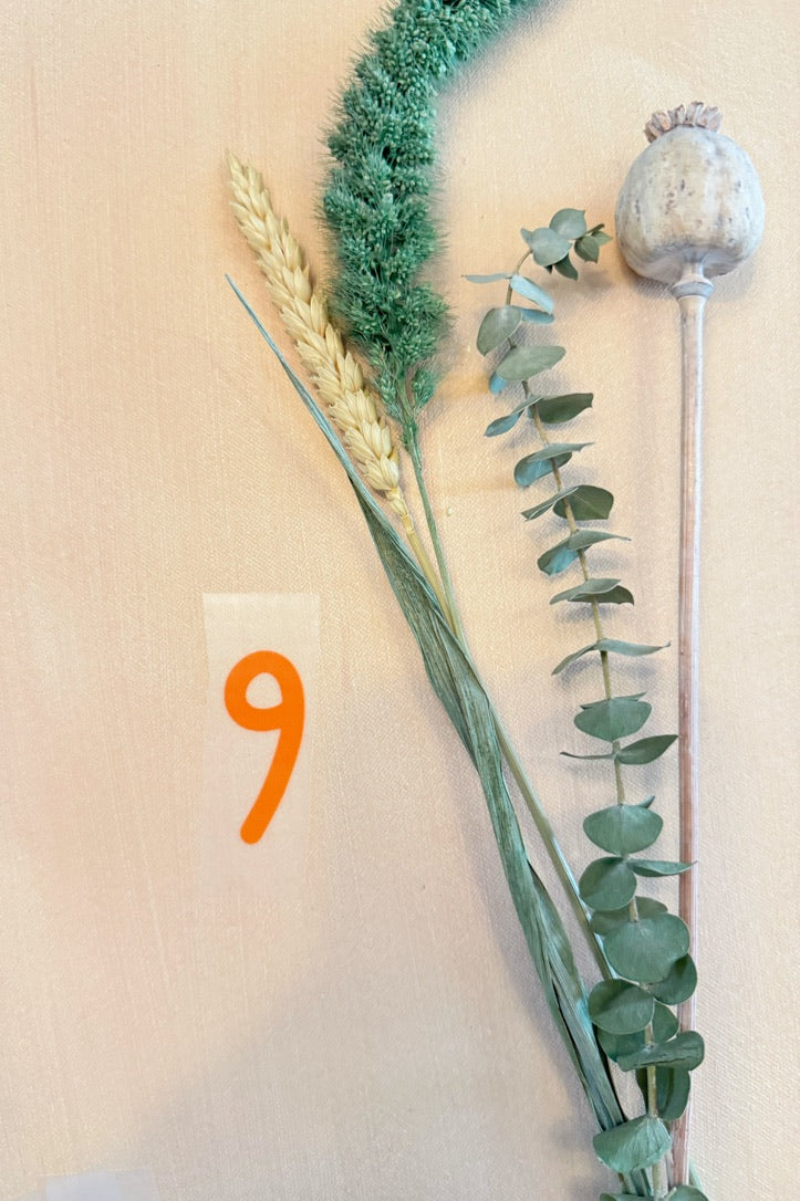 Bügelbild Zahl 9