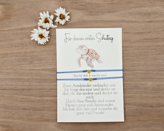 Mutmacherarmband Schildkröte