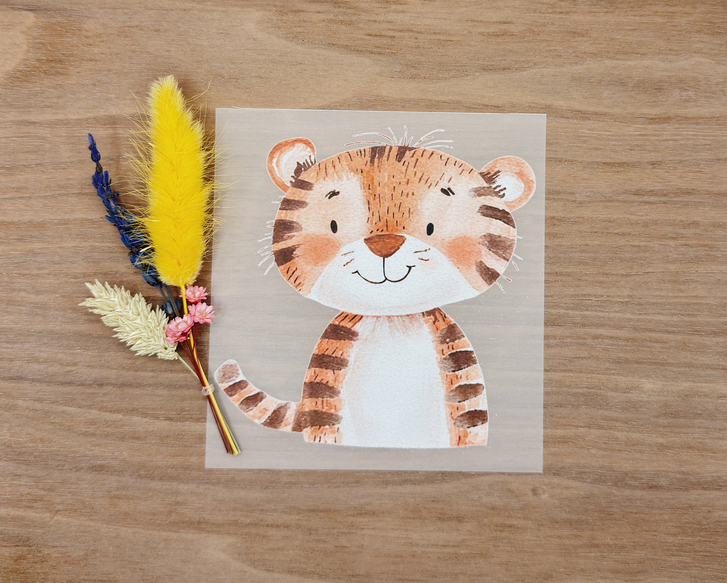 Bügelbild Tiger