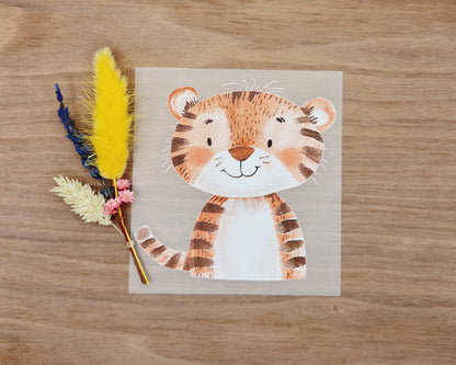 Bügelbild Tiger