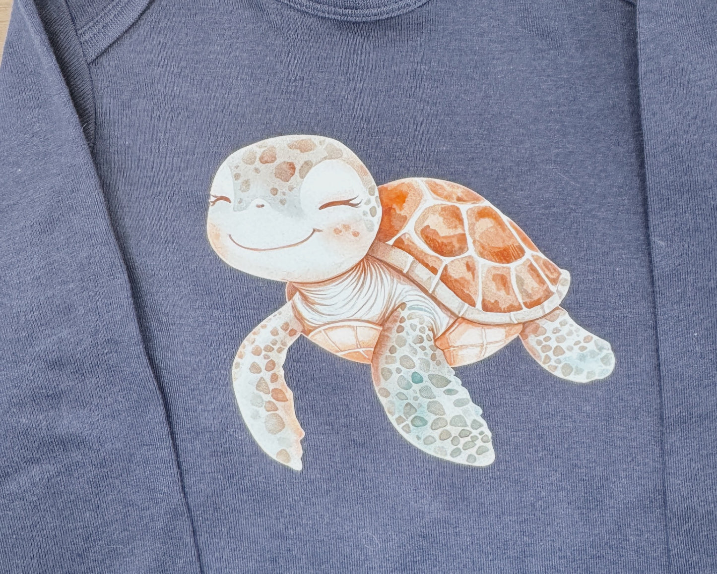 Bügelbild Schildkröte Boho