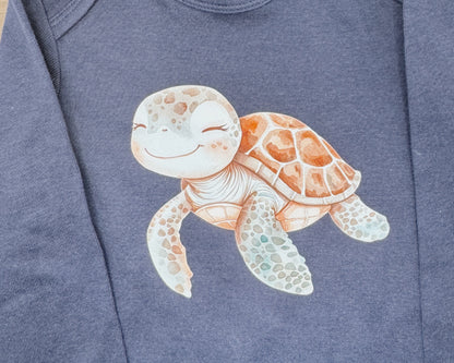 Bügelbild Schildkröte Boho
