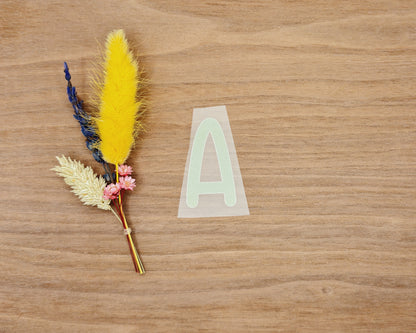 Bügelbild Buchstabe A