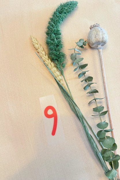 Bügelbild Zahl 9