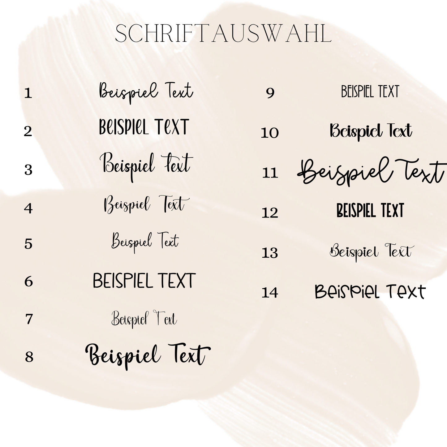 Trinkglas mit Wunschnamen